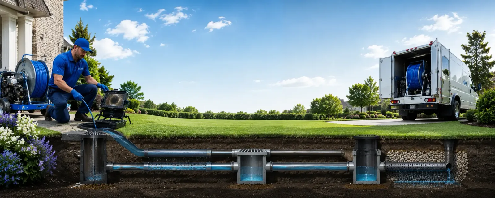 Outdoor drain cleaning information for Paeonian Springs, VA